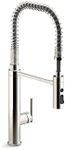 Kohler 24982-SN Purist Kitchen Sink Faucet, Vibrant Polished Nickel