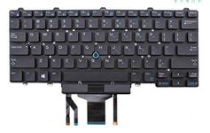 Original New for Dell Latitude 7480 7490 US English Keyboard Backlit