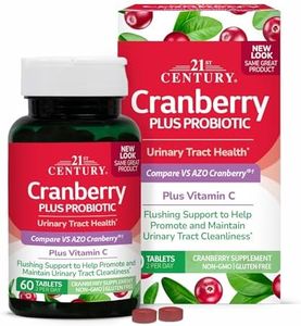 21st Century Cranberry Plus Probiotic Tablets, 60 Count