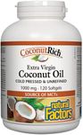 Extra Virgin Coconut Oil Cold Pressed 1000 mg 120 Softgels