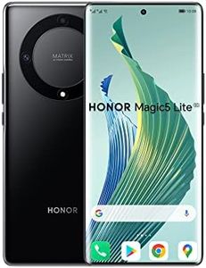 HONOR Magic5 Lite 5G Téléphone Portable, Smartphone Batterie 5100 mAh, Écran Incurvé AMOLED 120Hz, Fin et Léger, Triple Caméra 64MP, 8+256 Go, Dual SIM, Android 12, Noir