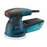 BOSCH ROS20VSK Palm Sander 2.5 Amp 5 in. Corded Variable Speed Random Orbital Sander/Polisher Kit with Dust Collector and Hard Carrying Case