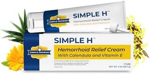 Simple Promise – Simple H Hemorrhoid Cream – Gentle Fast-Absorbing Formula with 28 Potent Ingredients & Enhanced Delivery System – Paraben-Free, Promotes Comfort & Relief, 2 oz