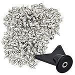 Wobe 200 Pcs 1/4 Inch Stainless Ste