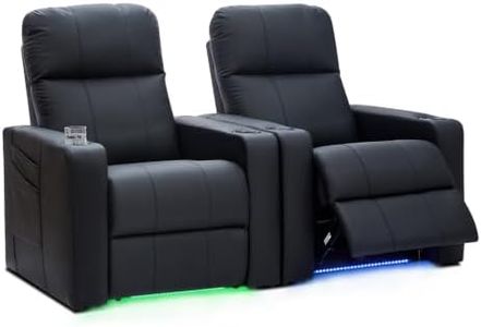 Weilianda Home Theater Seating, Classic Leather Movie Theater Chair