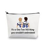 MEIKIUP One Tree H Fans Makeup Bag One Tree H TV Show Inspired Gift Nathan Lucas Scott Brothers Gift (CA-OTH Bag)