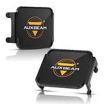 Auxbeam 3 inch Offroad Cube Light Covers 2PCS Polycarbonate Lens Protective Covers Black for LED Cubes LED Pods Light Bar Square Lights Driving Off Road Lights