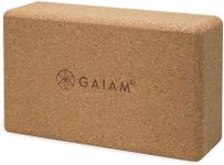 Gaiam Cork Yoga Brick – 9x5.5 Inch,