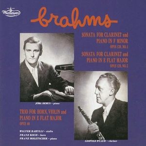 Brahms: Sonatas For Clarinet And Piano Op. 120.1/2; Horn Trio In E Flat - UHQCD