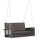 Outsunny 2 Person Wicker Hanging Sw