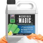 Maplefield Microfiber Detergent - 32oz - Superior Towel Cleaner & Revitalizer - Lemon Scent - Restore Your Microfiber Towels - Concentrated Cleaning Detergent