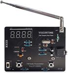 VOGURTIME FM Radio Transmitter Solder Project Kit with Audio Lavalier Microphone Soldering DIY Kit for Electronics Practicing Learning, 87-108MHz