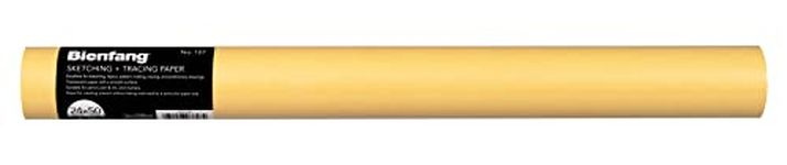 Bienfang Sketching & Tracing Paper Roll, Canary Yellow, 24 Inches x 50 Yards, Large - for Drawing, Trace, Sketch, Craft, Sewing Pattern