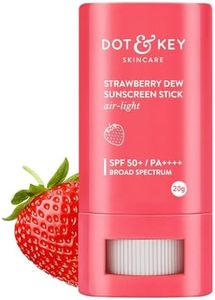 Dot & Key Strawberry Dew SPF 50 Sunscreen Air Light | SPF 50 PA+++ In-Vivo Tested | Broad Spectrum | UVA / UVB Rays Protection | With Hyaluronic & Ceramide for Hydration & Skin Barrier | Mess Free & No White Cast |20g