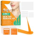 2-IN-1 Skin Tag Tool Kit for Men and Women, Fast and Easy Micro Skin Tags Skin Tag Tool Kit for Medium to Large Skin Tags (2mm-7mm) Complete Skin Tag Tool Kit Safe for Most Parts