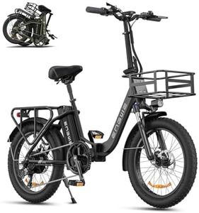 ENGWE L20 SE E-Bike Vélo électrique 20 Pouces Fat Tire E-Bike Vélo Pliant, 250 W/36 V/15.6 Ah Batterie, autonomie électrique maximale 120 km (Noir)