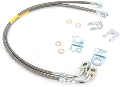 FAPO SHOCK Extended Front Stainless Brake Lines for Jeep Wrangler JK 2007-2018 2-6" Lift