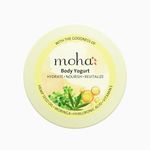 Vedistry Moha: Body Yogurt With Vitamin E, Hemp Seed Oil, Moringa & Hyaluronic Acid Provides Instant Hydration | Lightweight & Fast Absorbing Formula 250Gm