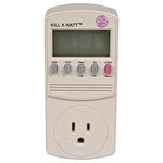 P3 International P4400-VP Monitor, Electricity Usage, Kill-A-Watt, 8 Measures, 2.4" W x 1.7" D x 5.1" H