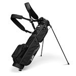 Sunday Golf Loma XL Bag - Lightweight Golf Bag with Strap and Stand – Easy to Carry Pitch n Putt Golf Bag – Golf Stand Bag for The Driving Range, Par 3 and Executive Courses, 3.4 pounds (Matte Black)