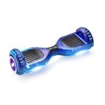 WEELMOTION Blue Galaxy Hoverboard with Music Speaker, 6.5" Shining Wheels and Vibrant lights, UL2272 Certified self balancing scooter with hover board bag, with Range up to 8 kms
