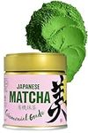 YAMASAN KYOTO UJI Japanese Matcha Green Tea Powder - Ceremonial Grade Matcha - 100％ Authentic Japanese Origin From Uji Kyoto Japan (30g)