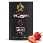 ROYAL SWAG Ayurvedic & Herbal Smoking Blend 20 gram(Strawberry Flavour) 100% Tobacco Free and Nicotine Free Mixture To Make Your Own Rol (Herbal Smoke)