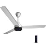 Colorbot Stella BLDC Ceiling Fans 1200mm | BEE 5 Star Rated Power Saver | AeroQuiet+ Technology | 370 RPM | Remote Control (Boost, Timer, LED, Reverse Mode) | 4 Years Warranty (Arctic White)
