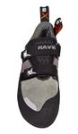 Climb X Rave Strap Climbing Shoe 2019, Granite Grey, 9