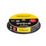 Intenso 4311142 DVD+R 8x Duel Layer 10 Pack Cakebox