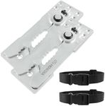 HOWDIA Sectional Couch Connectors Sofa Straps Heavy-Duty Couch Connector Adjustable Couch Strap for Sliding Sofas, Keep Your Sectional Sofa Together, Easy Installation 4 Pack(2 Sets)