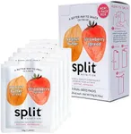 Split Nutrition Peanut Butter and Strawberry Jelly Squeeze Packs - Non-GMO, Gluten Free Snack Pouch - On The Go Snack Made with Real Food - Zero Artificial Preservatives or Sweeteners (5 Pack)