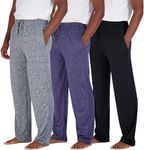 3 Pack:Men's Pajama Pants Cotton Soft Pajamas Men Flannel Bottoms Pj Gift Loungewear Lounge Pants Sleepwear Christmas Summer Pockets lightweight Pijamas Para Hombres Knit Woven Sleep-Set 1, L