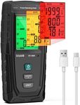 ERICKHILL 3 in 1 EMF Detector, Electromagnetic Field Radiation Detector for EF, RF, MF, WiFi,5G Signal,Triple Alarm Modes, Type-C Charging, EMF Meter for Home, Office, and Paranormal Investigation