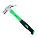 WULF 226Gram Claw Hammer For Wood Work And DIY |Carpenter Tools for Wood Work, Home and Professional, 2 in 1 Combination Claw & Flat Head (Weigt: 8oz |Black & Green)