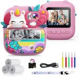 TIATUA Kids Camera Instant Print, Camera for Kids with Printable Photos, Toddler Camera Toys for Children Ages 3-14, Digital Camera for Girls 4 5 6 7 8 9 10 11 12 13 Years Old