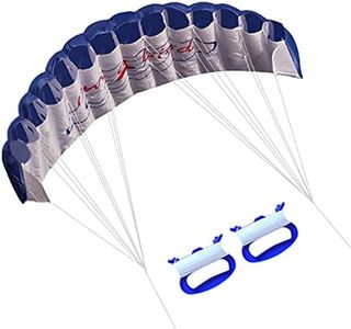 RAYWE 1.4m Colorful Double Flying Line Wing Stunt Power Kite - Soft Giant Sports Beach Flying