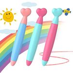 MEKO Stylus Pen for Kids Amazon Fire Tablet, 3 Pack Kid-Friendly Stylus Pens for Touch Screens for Fire HD Tablet 8/10, Kindle, Kids Samrt Watch, iPad Pro/Mini/Air, iPhone, Easy Grip Durable & Safe