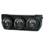Auto Meter 2391 1-1/2" Short Sweep Electric Three-Gauge Console