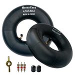 2-Pack of 4.10/3.50-4" Butyl Rubber Inner Tubes,TR87 Bent Valve Stem,High air Tightness，Heavy Duty Replacement for Hand Truck,Wheelbarrows,Mowers,Utility Wagon,and More-for 410/350-4 Wheel