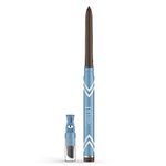 Prime Prometics PrimeEyes Glide Eyeliner for Mature Women – Water-Resistant, Long-Stay and Mess-Proof – Gel Creme Texture, Discreet Sharpener and Effective Smudger (Wood (Brown))