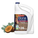Bona Hardwood Floor Cleaner Refill - 128 fl oz - Cedar Wood Scent - Residue-Free Floor Cleaning Solution Spray Mop and Spray Bottle Refill - For Wood Floors