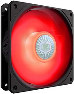 Cooler Master SickleFlow 120 Red LED Case & Cooling Fan - Translucent Air Balance Blades, 62 CFM, 2.5 mmH2O, 8 to 27 dBA - Red LED