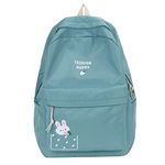 Male Female Students Backpack Outdoor Leisure Campus Backpack Youth Fashion Simple Cartoon Schoolbag My Melody Backpack Green-g One Size