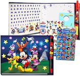 Disney Autograph Book for Kids - Bundle with 50 Page Mickey Signature Book with Pen Plus Stickers, Tattoos, More | Disneyland Autograph Book