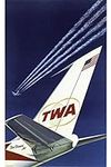 TWA Star Stream Jet Retro Travel Co