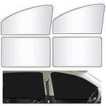 TANCUDER 4 PCS Car Side Window Shades Magnetic Car Sunshades Car Sun Shade Windscreen Car Window Shades Shield Visor Universal Car Window Curtains Blinds for Baby Pets UV Protection, Shading