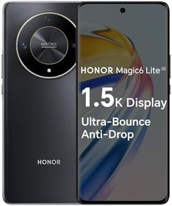 Honor Magic6 Lite Dual-SIM 256GB ROM + 8GB RAM (Only GSM | No CDMA) Factory Unlocked 5G Smartphone (Midnight Black) - International Version