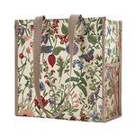 Signare Tapestry Shoulder Bag Shopping Bag for Women with Garden Flower and Creatures (Morning Garden; SHOP-MGD)