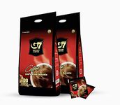 G 7 INSTANT COFFEE G7- Trung Nguyen Instant Ground 100% Vietnamese Black Soluble Coffee- Medium Roast-Arabica And Robusta Blend- 2Gram Sachet -100 Sachet.- 200 Gram